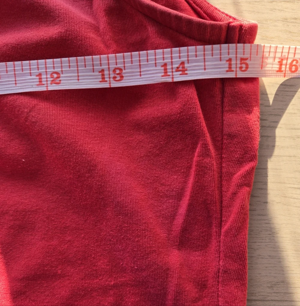 Esprit Vibrant Red Ruffled Tank Top - Picture 5 of 7
